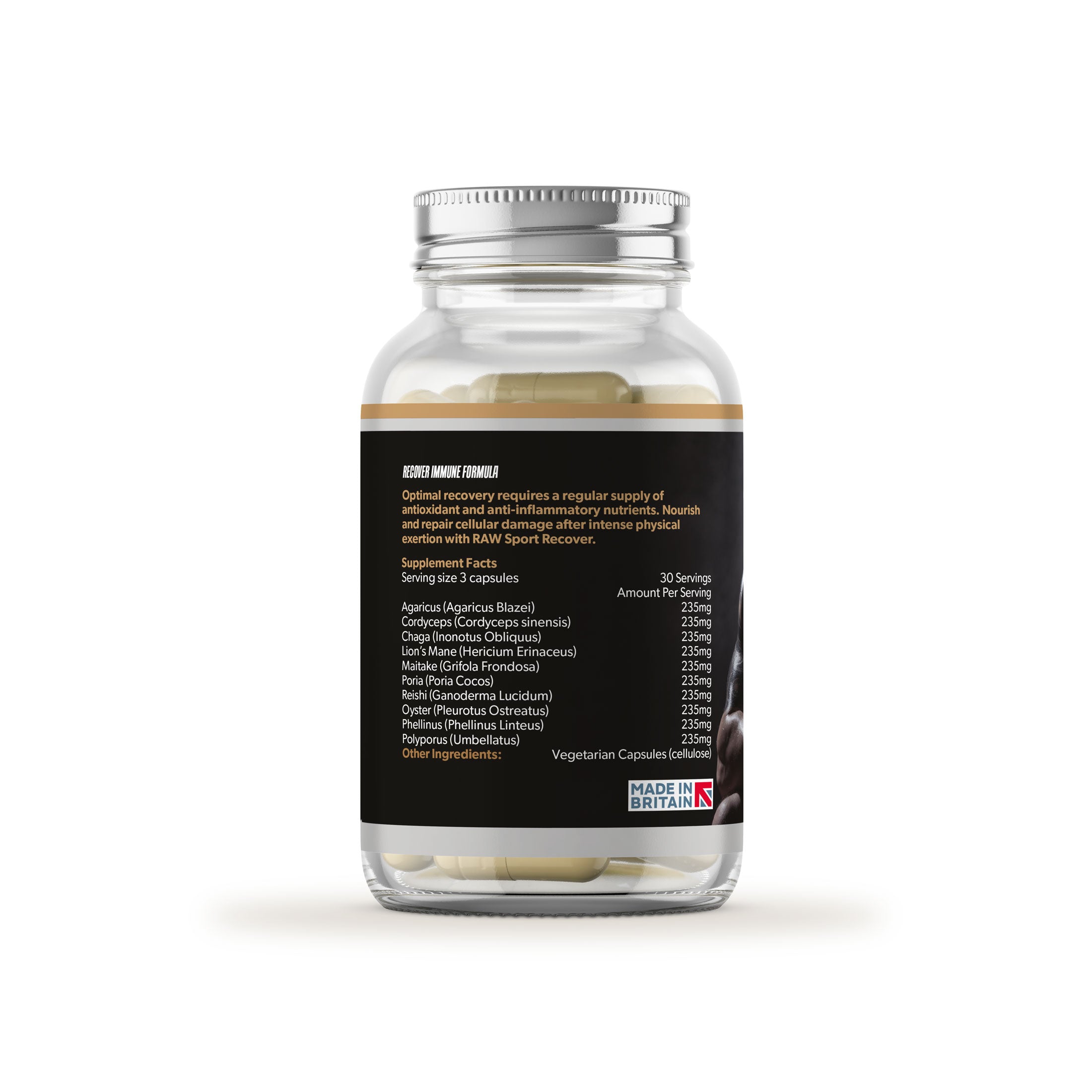 Immune + Recover Mushroom Blend Capsules